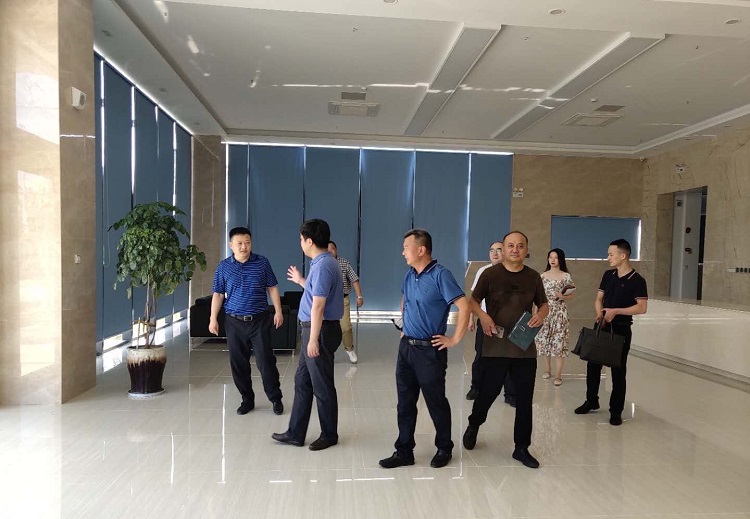 芜湖经济技术开发区管委会主任张东一行莅临芜湖中兴产业园调研指导
